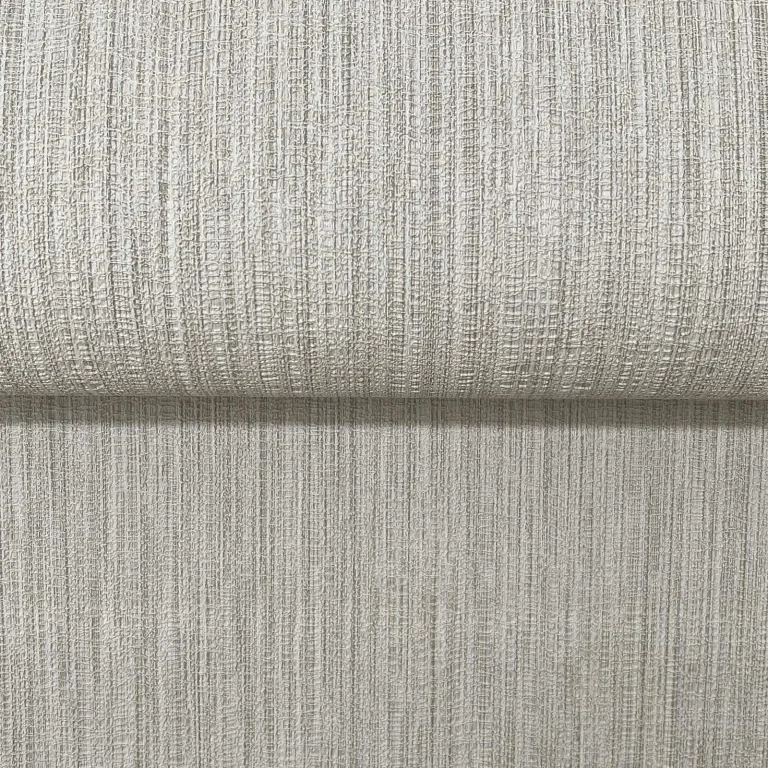 Washed Ramie Wallpaper - Dove Grey — Image 6
