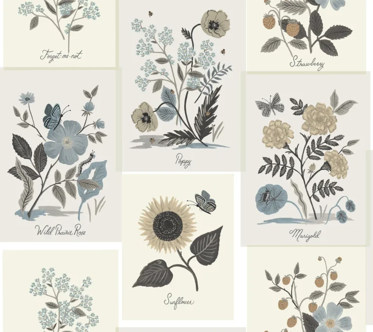 Rifle Paper Co. Botanical Prints Wallpaper - Linen — Image 3