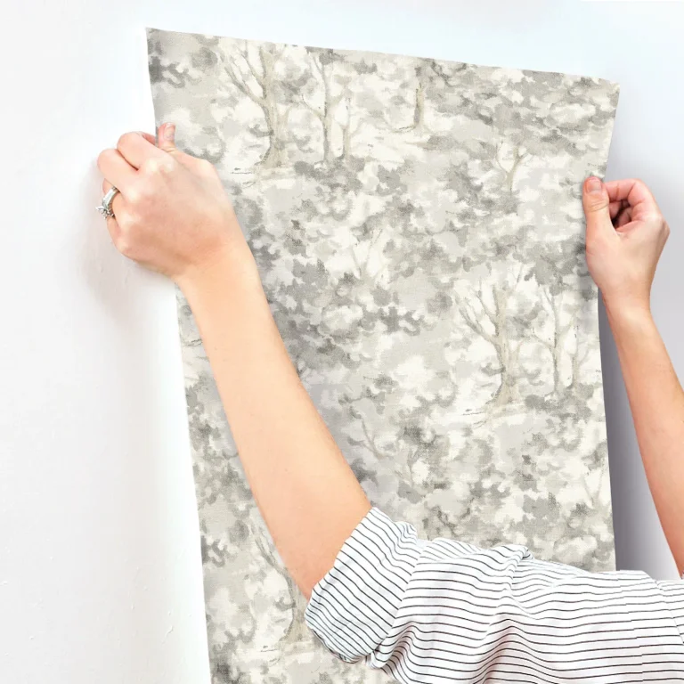 Chesapeake Thicket Forest Wallpaper - Charcoal — Ảnh 7