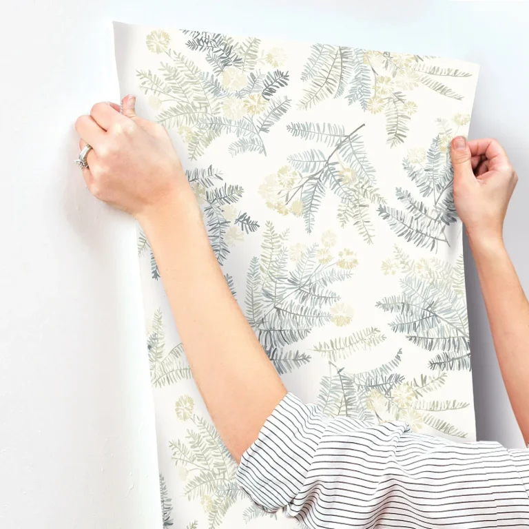 Chesapeake Frith Botanical Wallpaper - Sea Green — Ảnh 3