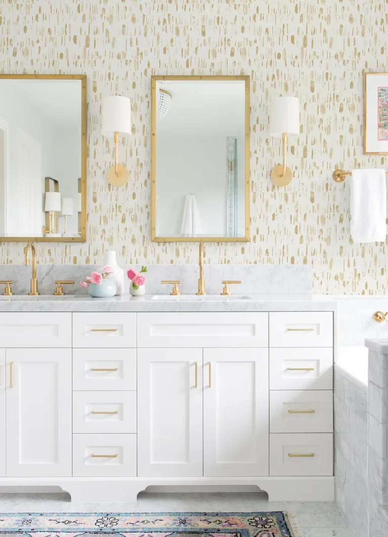 Dwell Brushstrokes Wallpaper - Gold — Ảnh 3