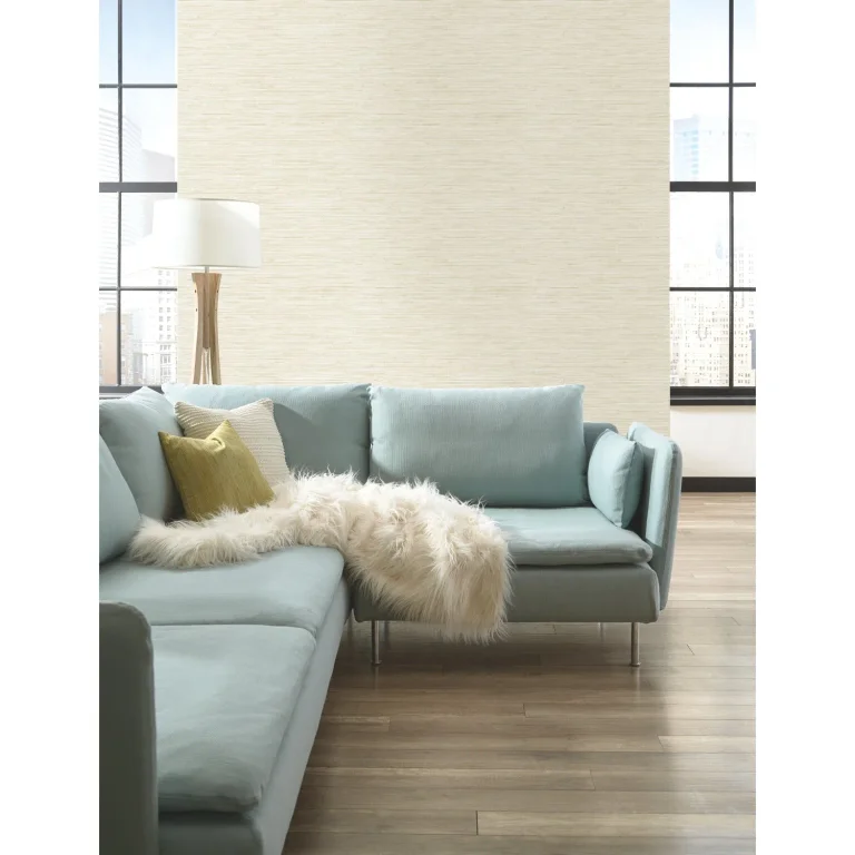 Grasscloth Wallpaper - Vanilla — Ảnh 2