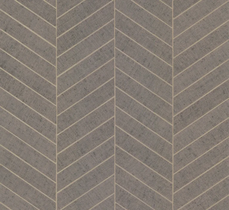 Ronald Redding Atelier Herringbone Wallpaper - Chocolate