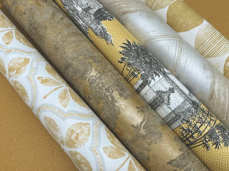 Chevronette Wallpaper - Gold — Ảnh 5