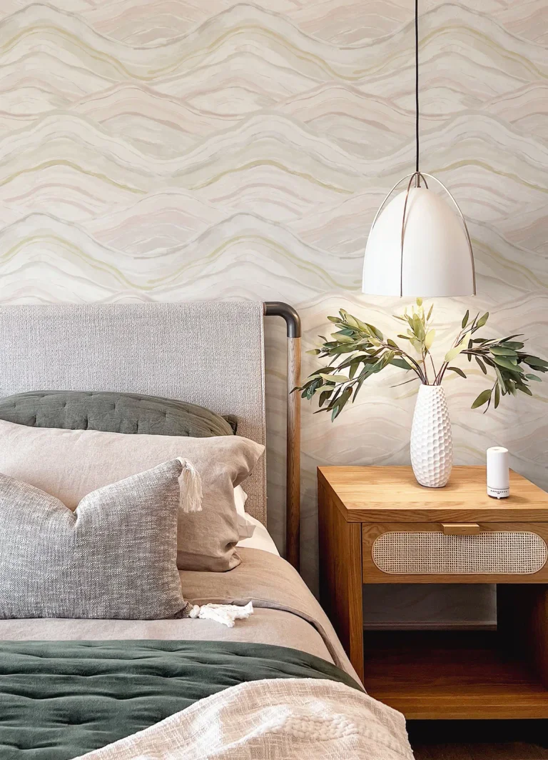 Dorea Striated Waves Wallpaper - Pastel — Ảnh 4
