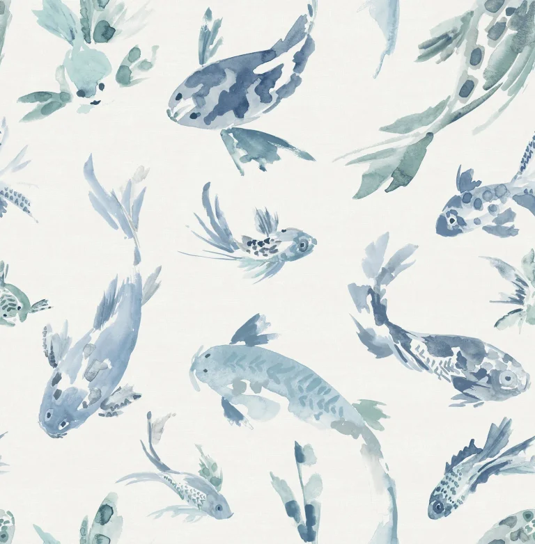 Koi Wallpaper - Blue — Ảnh 5