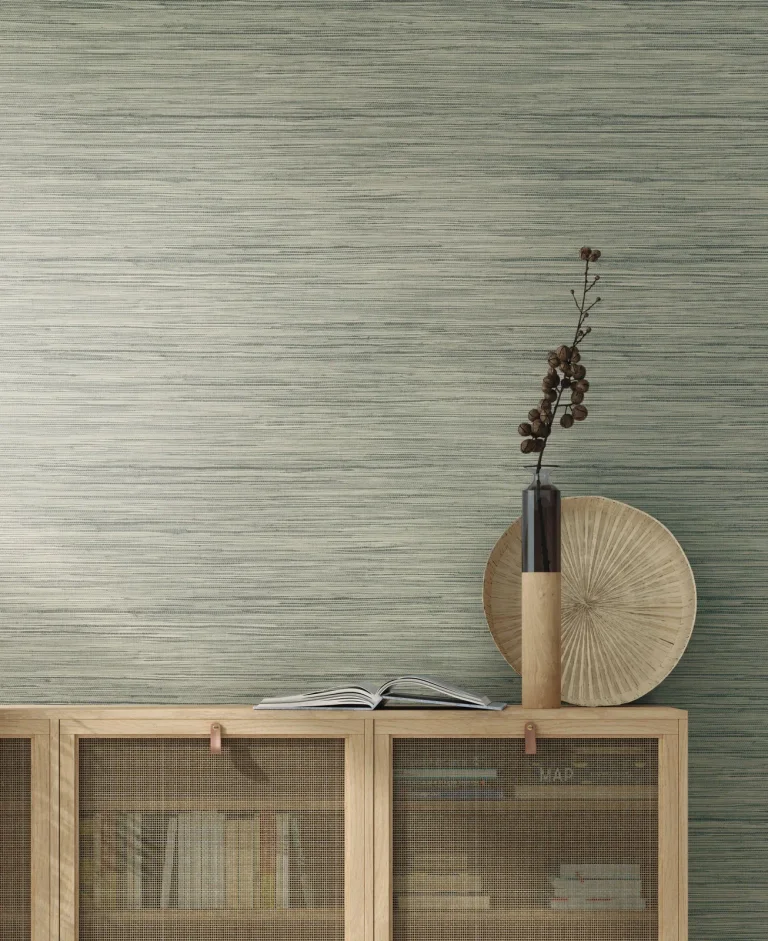 Bahia Grass Peel and Stick Wallpaper - Grey — Ảnh 3
