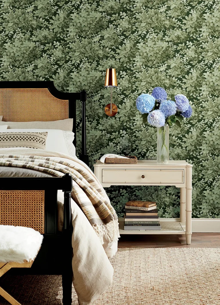 Greenwood Deciduous Wallpaper - Dark Green — Ảnh 5