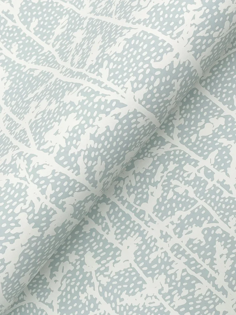 Layton Climbing Vines Wallpaper - Light Blue — Ảnh 6