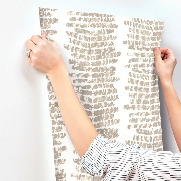 Lumis Fern Stripe Wallpaper - Natural — Ảnh 2