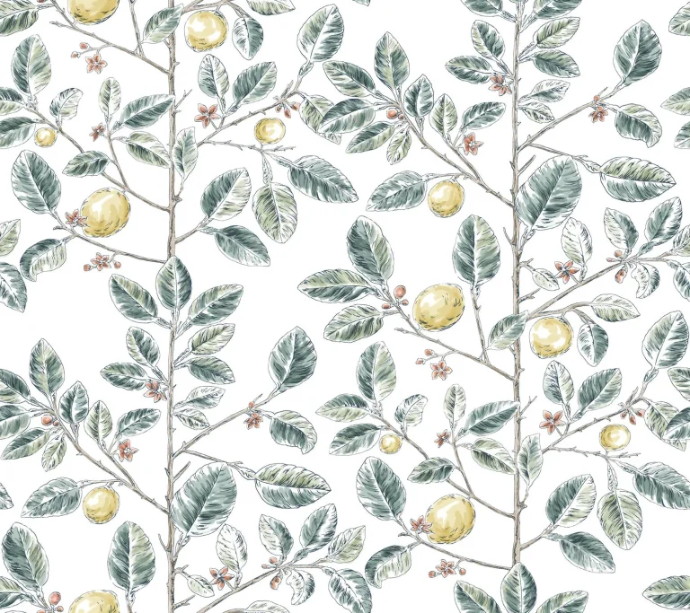 Limoncello Toile Wallpaper - Forest — Ảnh 5