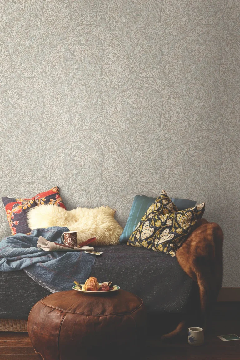 Kashmir Dreams Paisley Wallpaper - Neutral Blush — Ảnh 3
