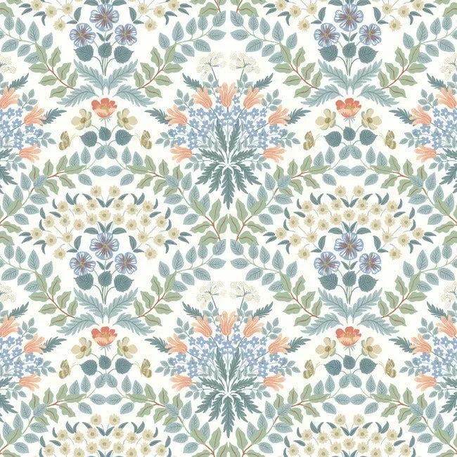 Rifle Paper Co. Bramble Wallpaper - White — Ảnh 4