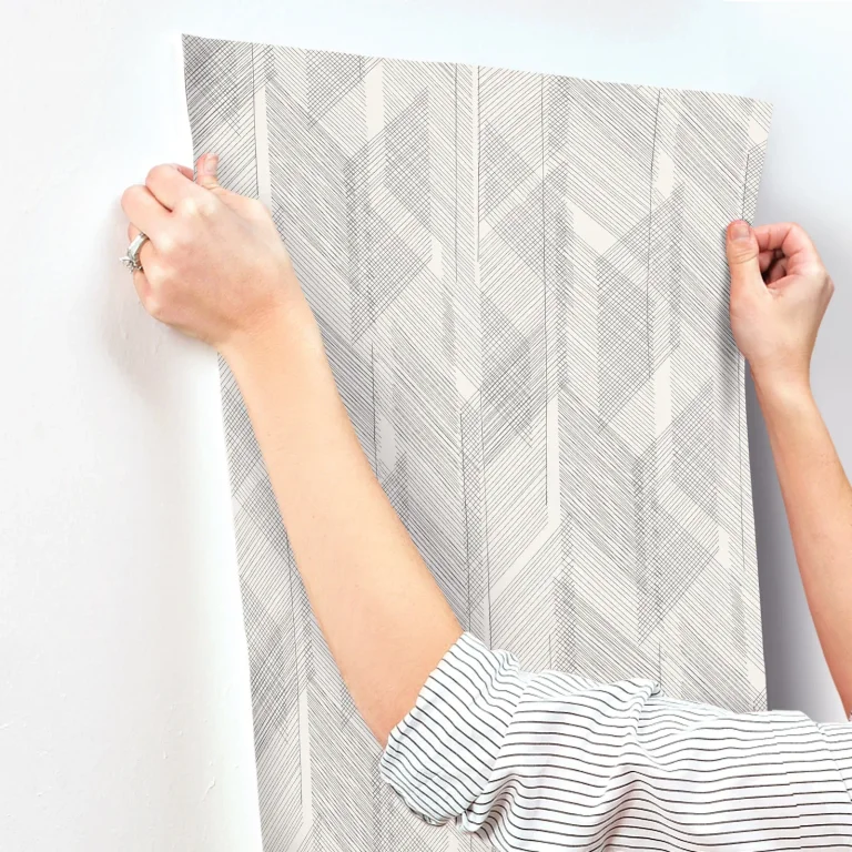 Bryant Crosshatch Wallpaper - Black — Ảnh 7