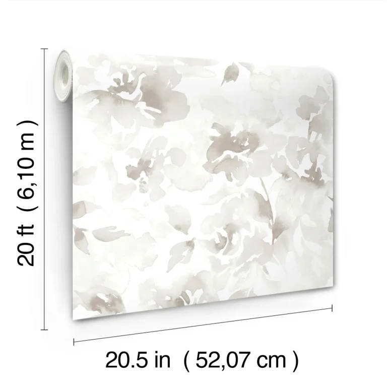 Magnolia Home Renewed Floral Wallpaper - Neutral — Ảnh 7
