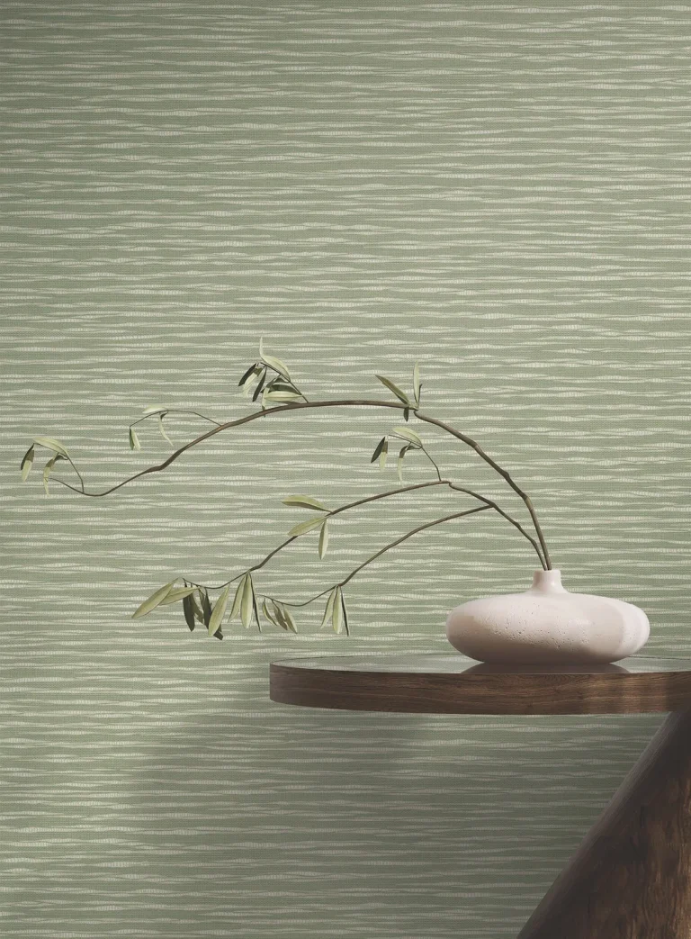 Ronald Redding Lotus Weave Wallpaper - Moss — Ảnh 3