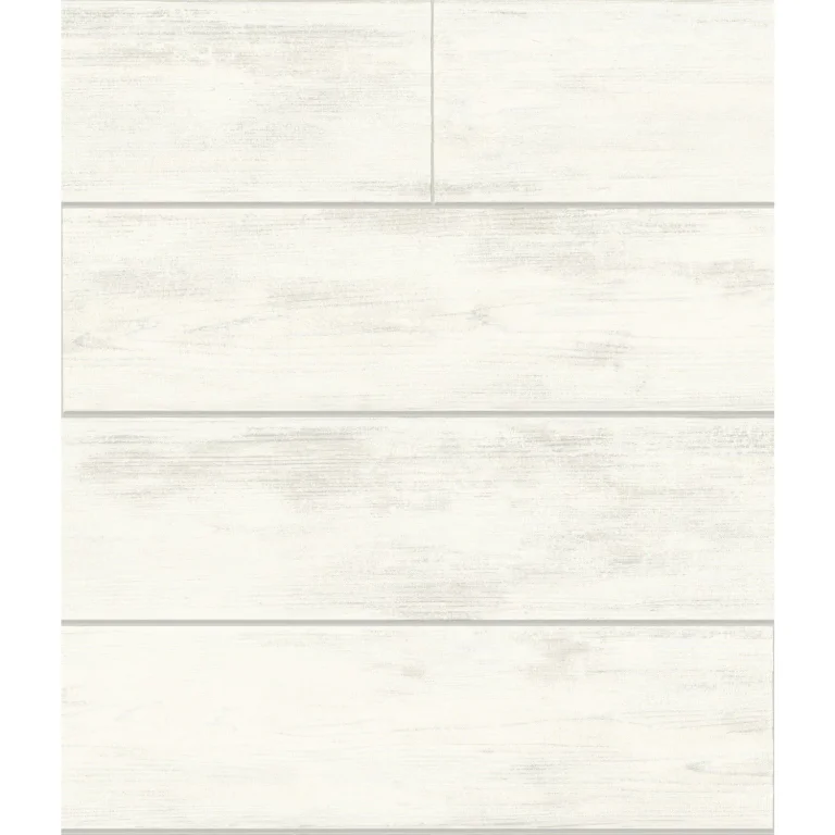 Magnolia Home Shiplap Wallpaper - Cool White — Ảnh 5