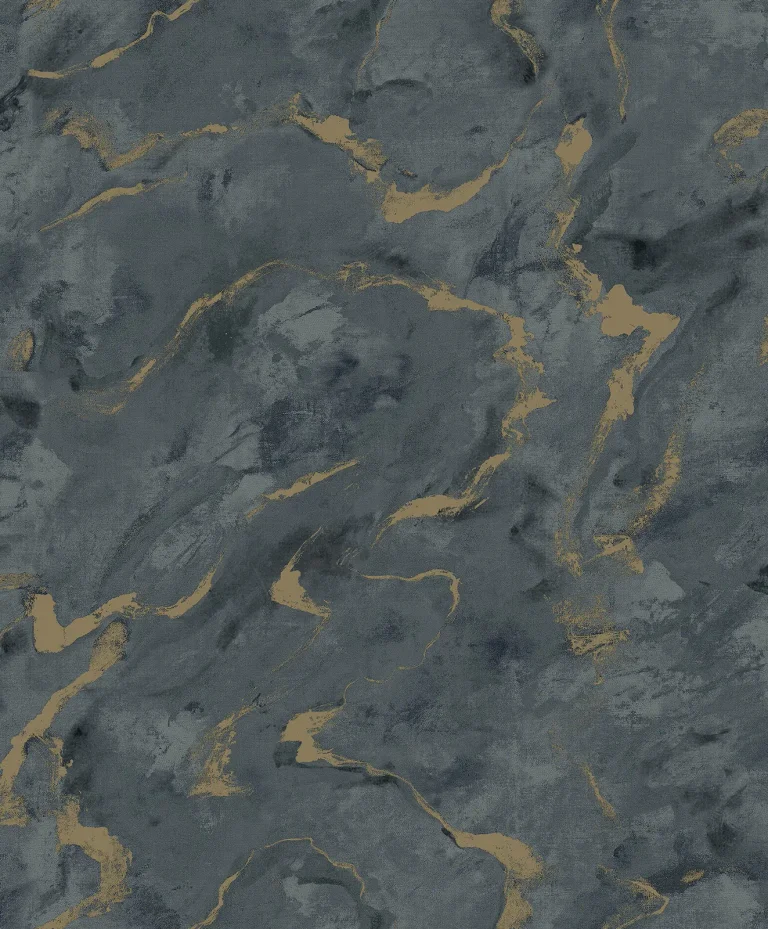 Silenus Marbled Wallpaper - Denim — Ảnh 4
