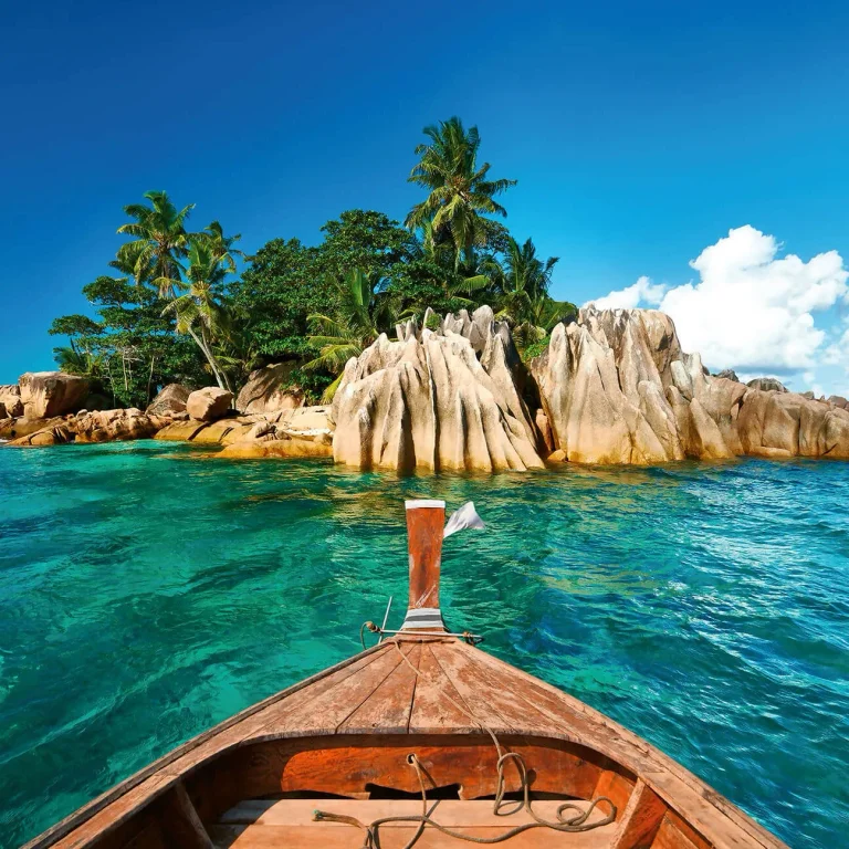 St.Pierre Island At Seychelles - Wall Mural 5033 - 4 Panel - 192cm x 260cm — Ảnh 4