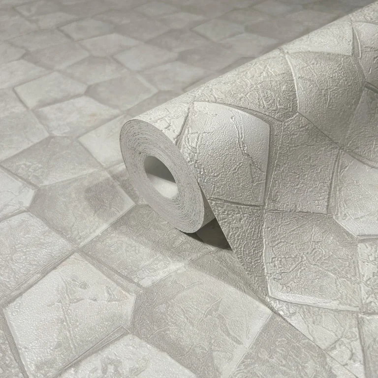 Waterford Tiled Wallpaper - Dove — Image 2