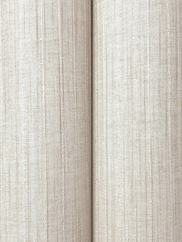 Silk Spun Tactile Stripe Wallpaper - Ivory — Ảnh 7
