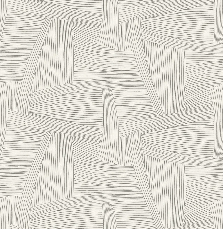 Reid Woven Geometric Wallpaper - Grey — Ảnh 3