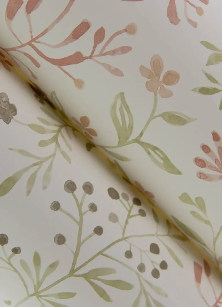 Chesapeake Tarragon Dainty Meadow Wallpaper - Blush — Ảnh 3