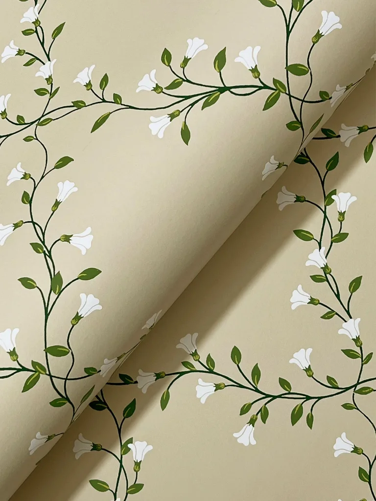 Rifle Paper Co. Bellflower Wallpaper - Linen — Ảnh 7