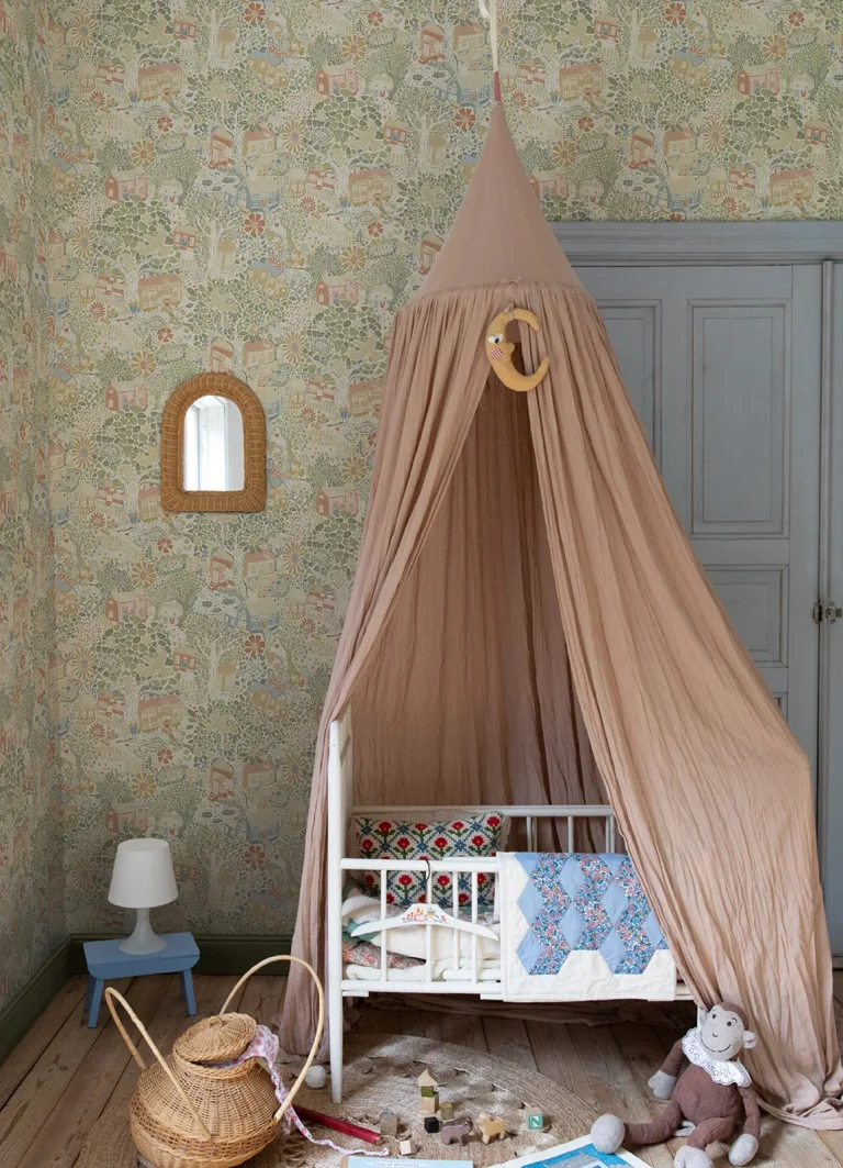 Bygga Bo Woodland Village Wallpaper - Neutral — Image 3