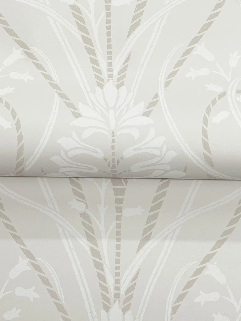 Rosalind Iris Damask Wallpaper - Dove — Ảnh 2