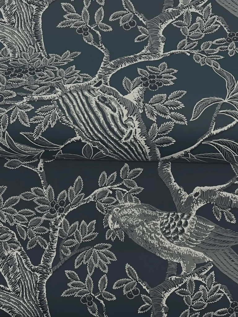 Ronald Redding Regal Ridge Trailing Tree Wallpaper - Dark Blue — Ảnh 6