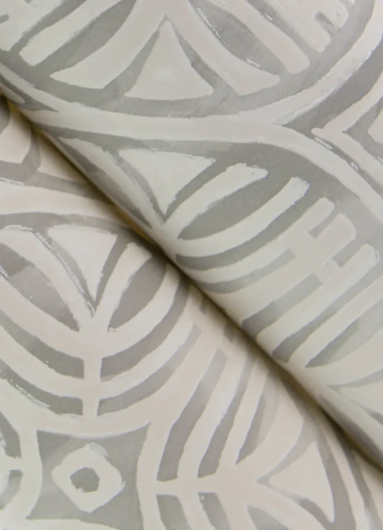 Chesapeake Sandee Medallion Wallpaper - Grey — Ảnh 2