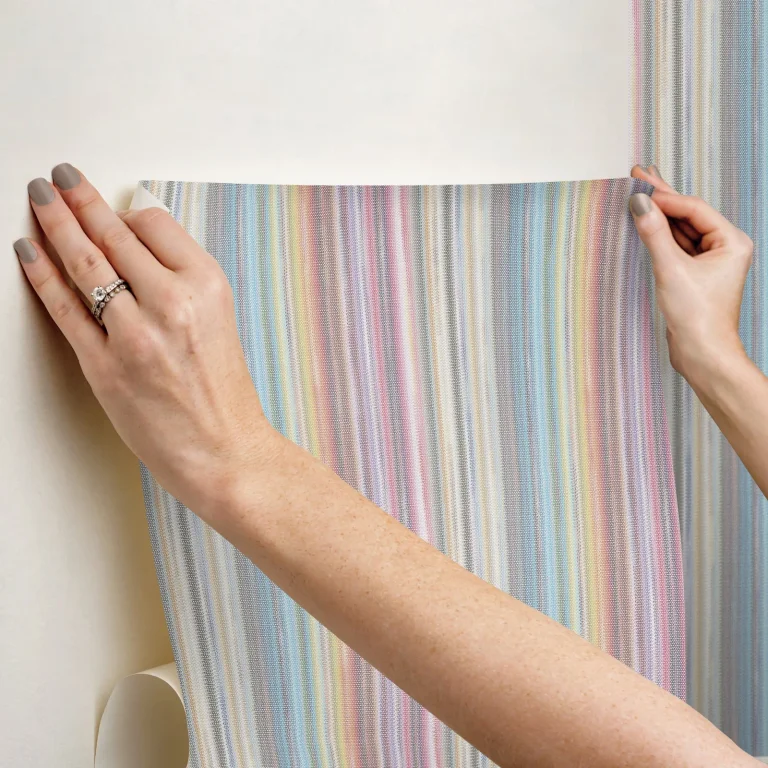 Striped Sunset Peel and Stick Wallpaper - Rainbow — Image 6