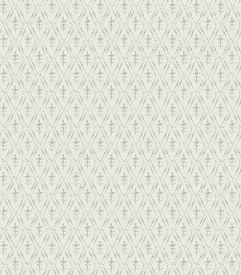 Chris Loves Julia Tillie Diamond Floral Wallpaper - Sage — Ảnh 5