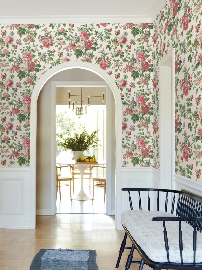 Beatrix Vintage Floral Wallpaper - Vintage — Ảnh 4
