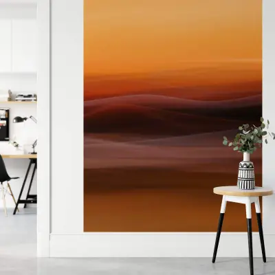 Orange Fog - Wall Mural 5047 - 4 Panel - 192cm x 260cm