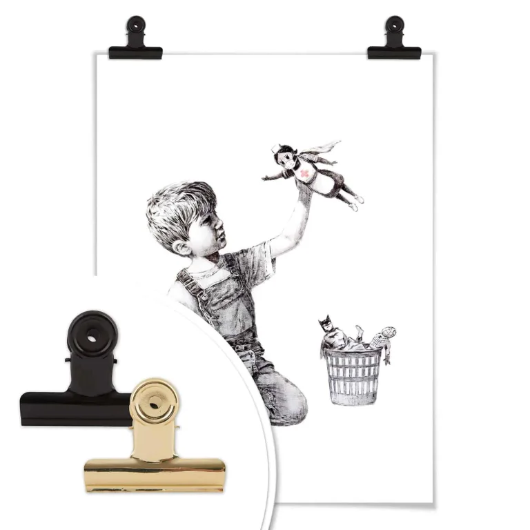 Banksy - "Coloured Rain" Poster - 30 x 24cm — Ảnh 10
