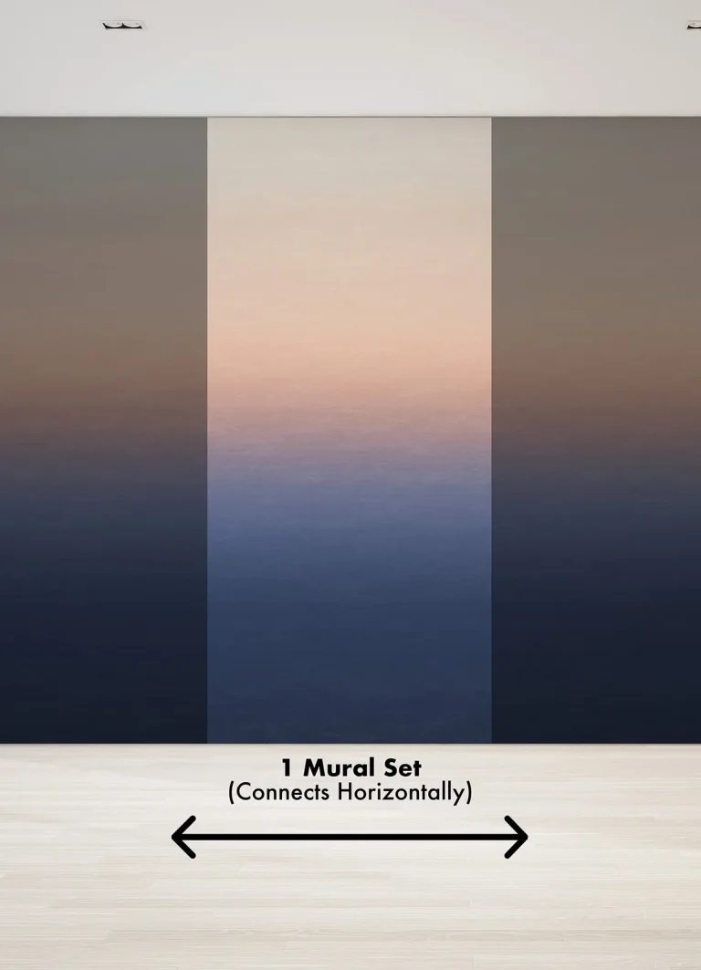 Sunrise Ombre Wall Mural - Orange — Image 2