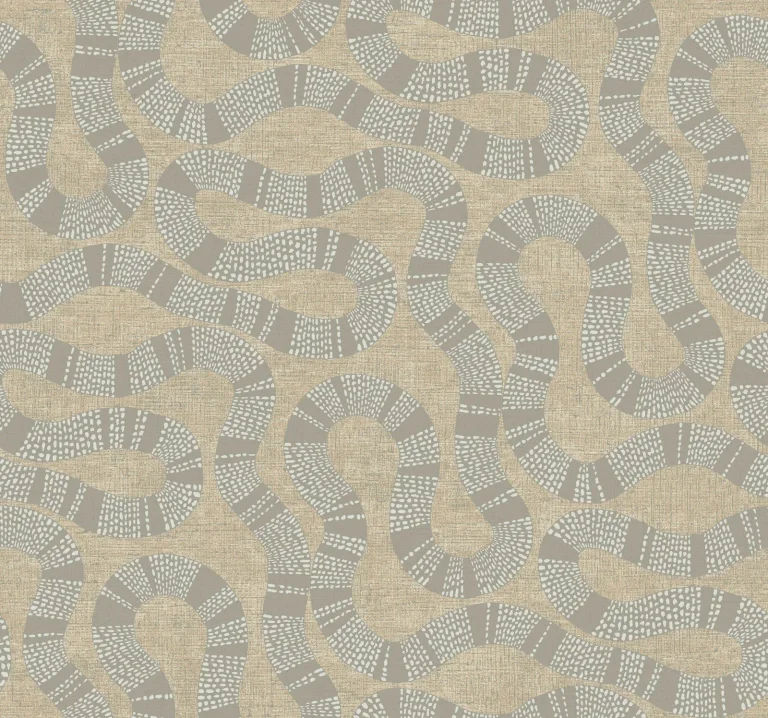 Ophidia Wallpaper - Taupe — Image 5