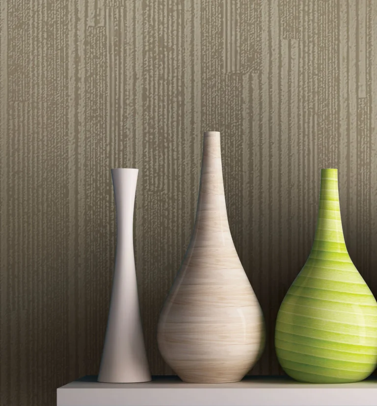 Vertical Plumb Wallpaper - Soft Gold — Image 7
