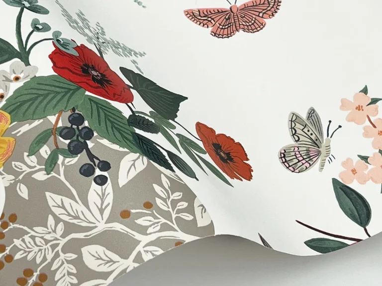 Rifle Paper Co. Flower Studies Wallpaper - Rose Multi — Ảnh 5