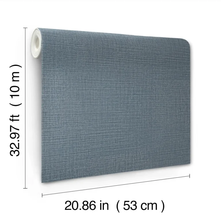 Georgette Faux Fabric Wallpaper - Sapphire — Ảnh 2