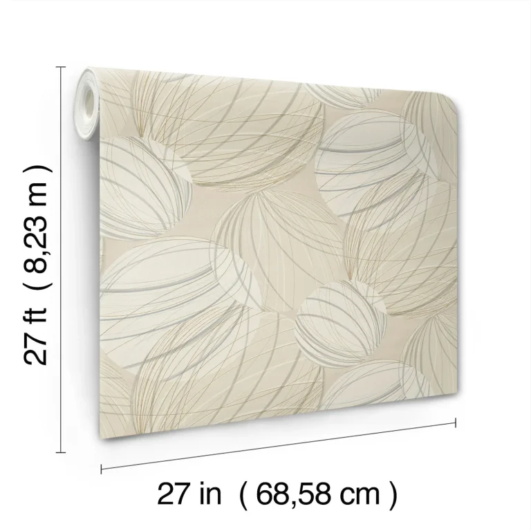 Candice Olson Floating Lanterns Wallpaper - Taupe — Ảnh 6