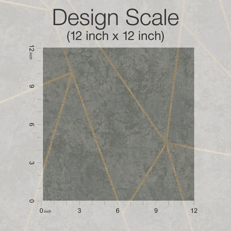 Nazca Wallpaper - Grey/Gold — Ảnh 3