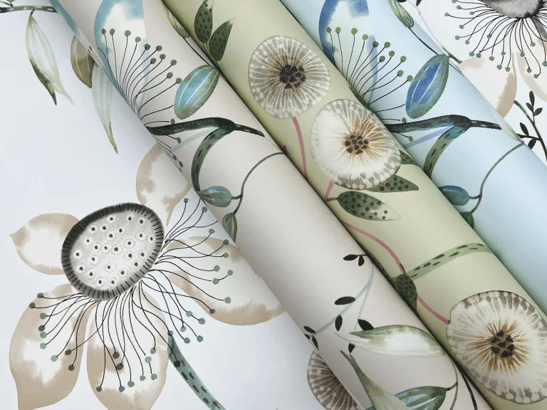 Dream Blossom Wallpaper - Light Green — Ảnh 7