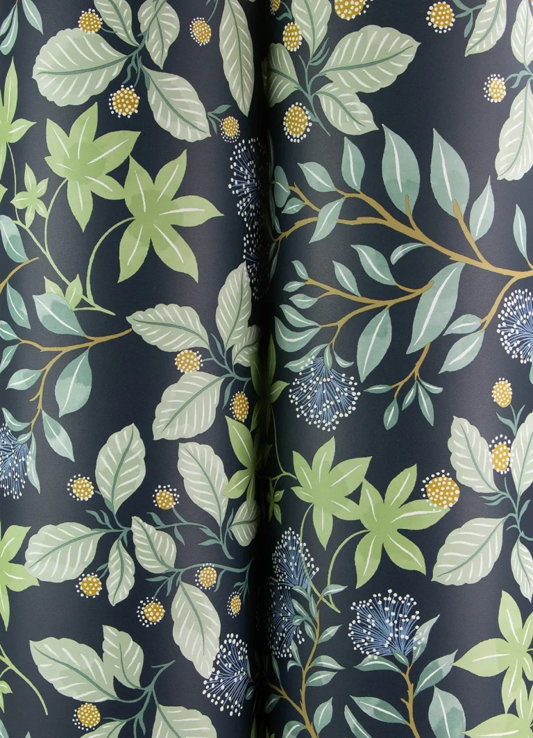 Mildred Botanical Trail Wallpaper - Indigo — Image 7