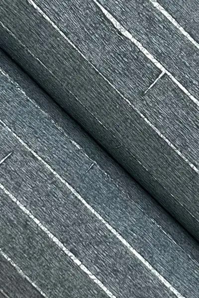 Ronald Redding Handcrafted Shimmering Paper Wallpaper - Denim