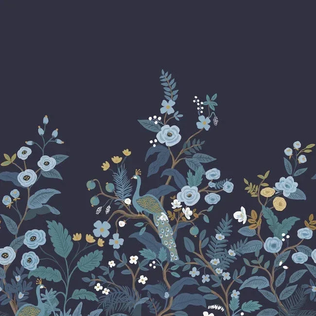 RIFLE PAPER CO. SECOND EDITION PEACOCK MURAL RP7396M — Image 4