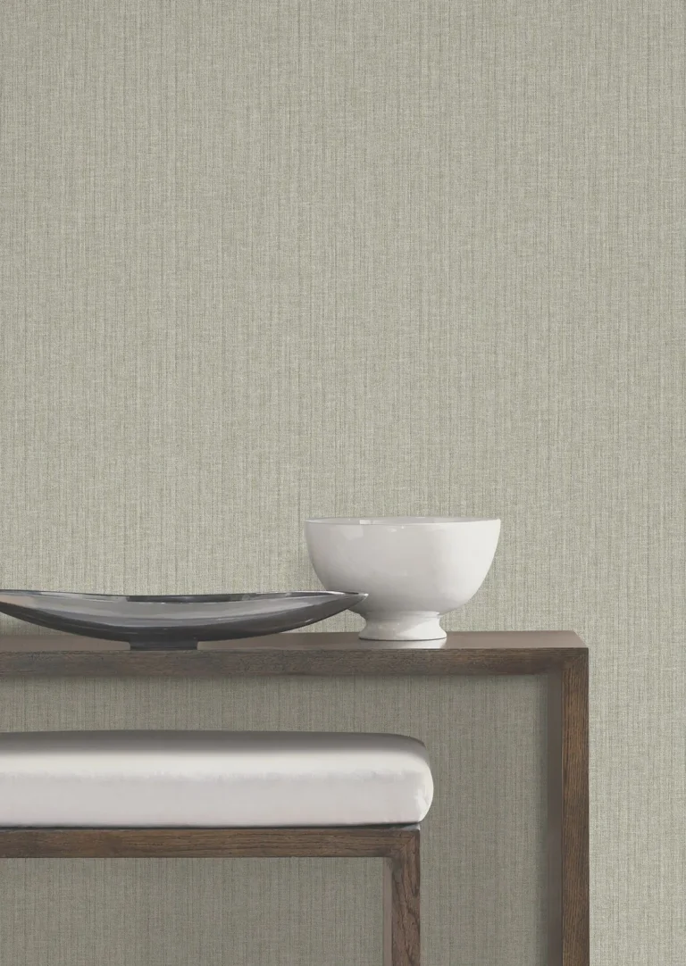 Silk Spun Tactile Stripe Wallpaper - Sage — Ảnh 5