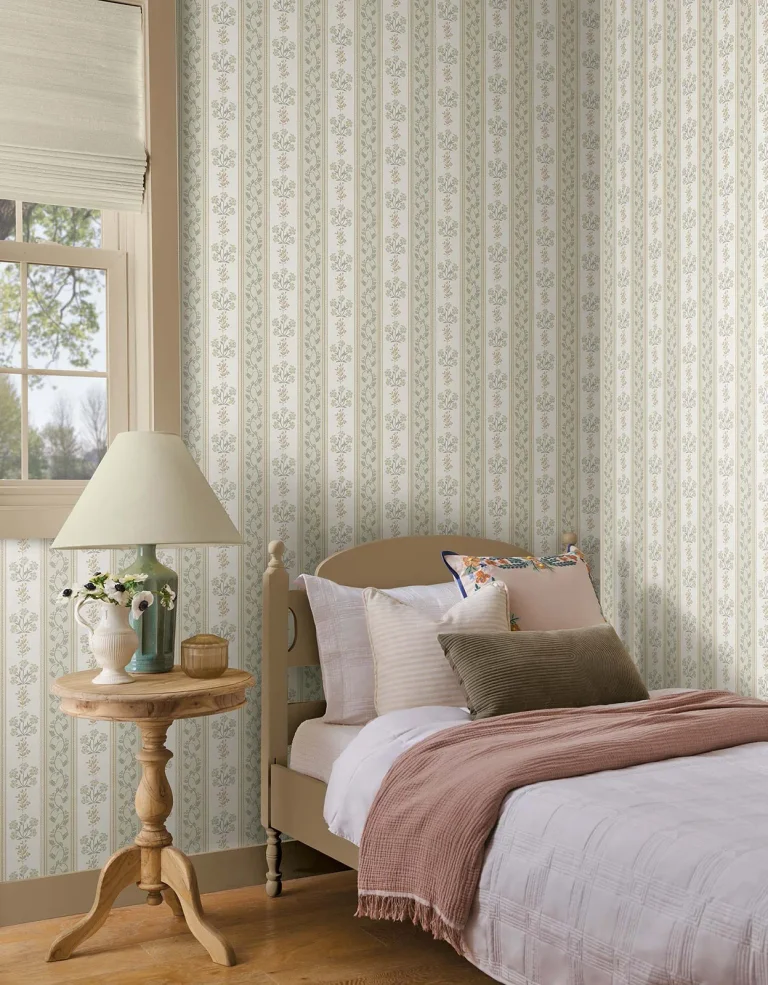 Rifle Paper Co. Portico Wallpaper - White — Ảnh 4